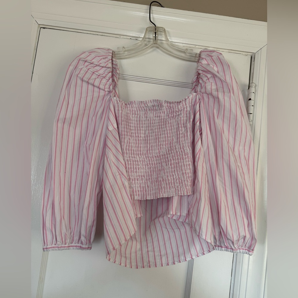 Essentiel Antwerp Puff Sleeve Blouse NWOT - Picture 5 of 5